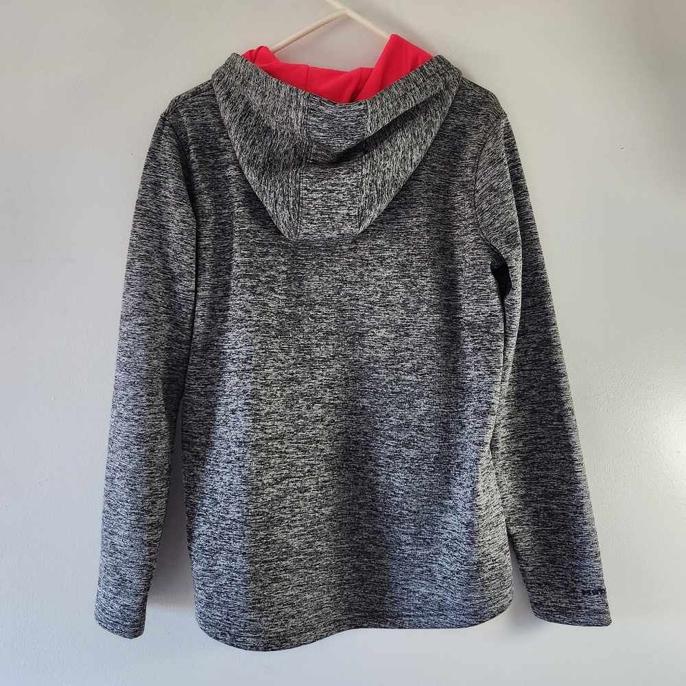 Under Armour ColdGear Sweatshirt/Hoodie, Hot-pink Logo & Lining - Picture 5 of 6